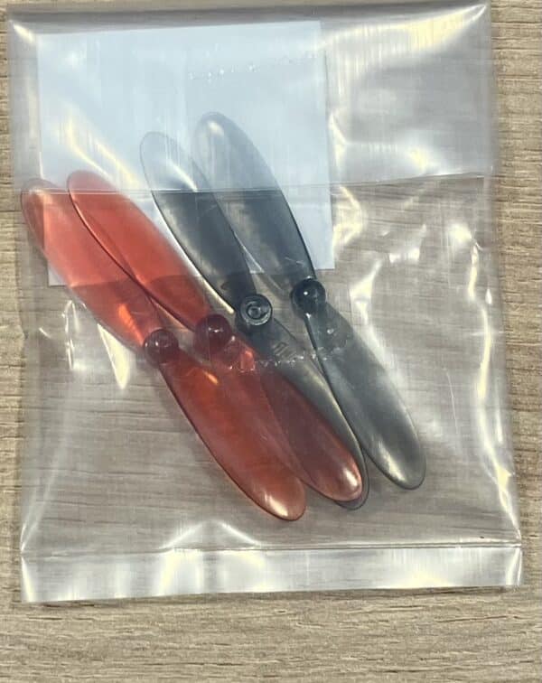 Rotorbladen rood/zwart