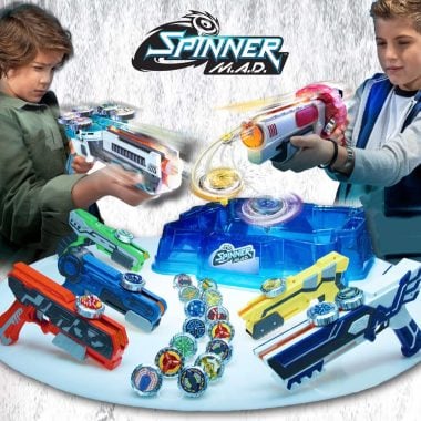 Blaster double shoot Silverlit Spinner Mad avec 2 toupies - Autre